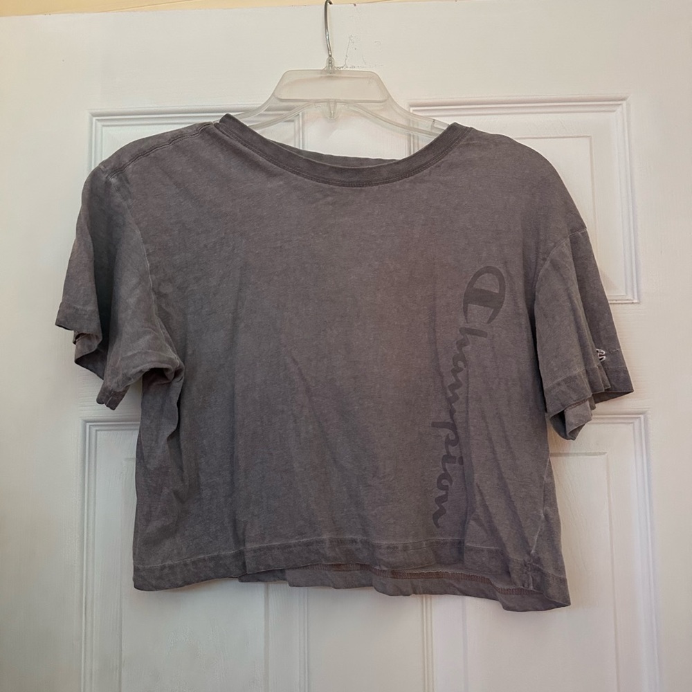 Purple Champion Small Baggy Crop Top